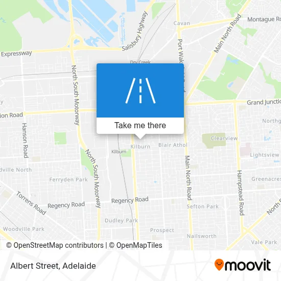 Albert Street map