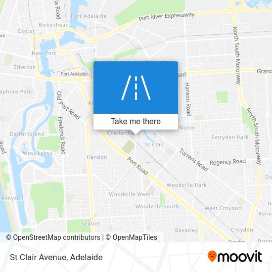 St Clair Avenue map