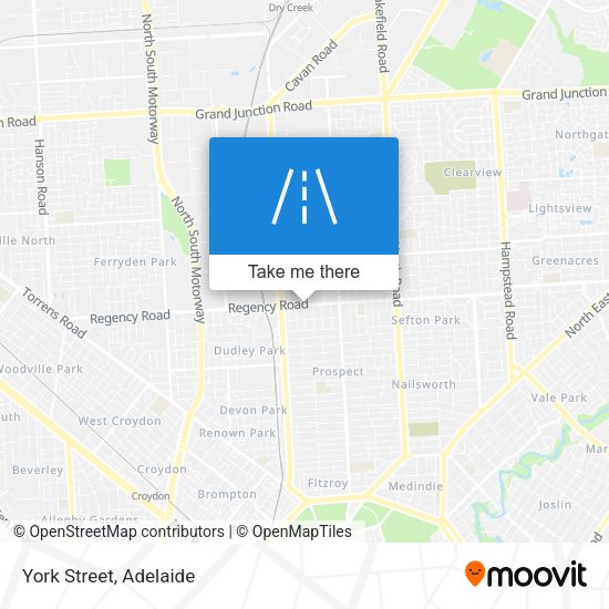 York Street map