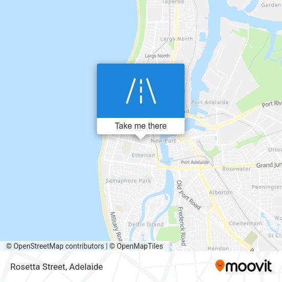 Rosetta Street map