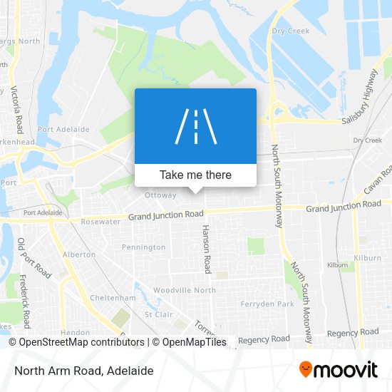 North Arm Road map