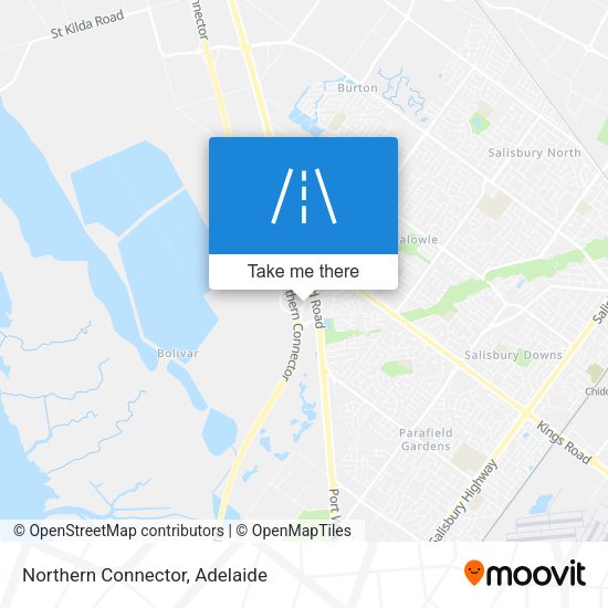 Northern Connector map