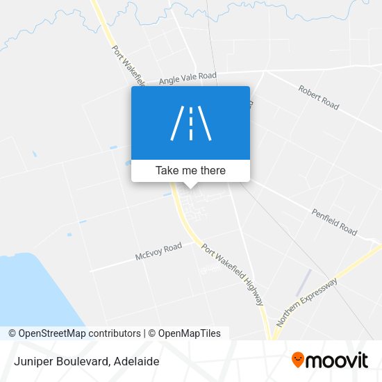 Juniper Boulevard map