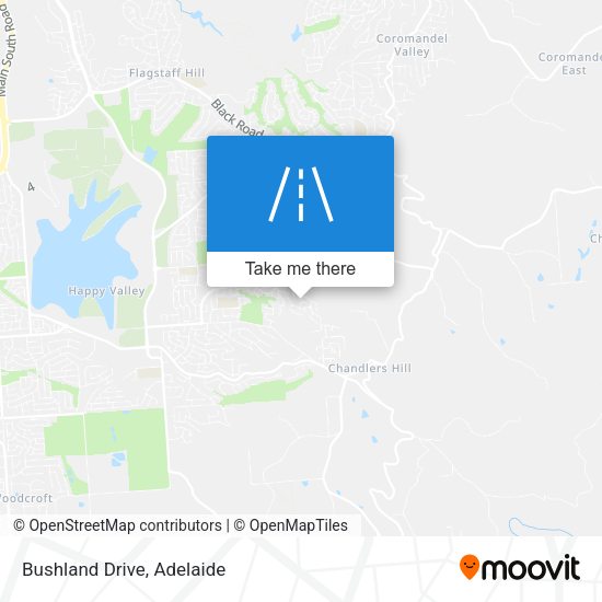 Bushland Drive map