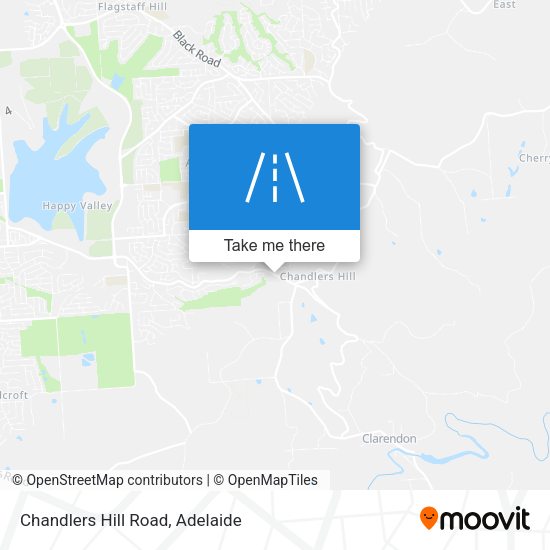 Chandlers Hill Road map