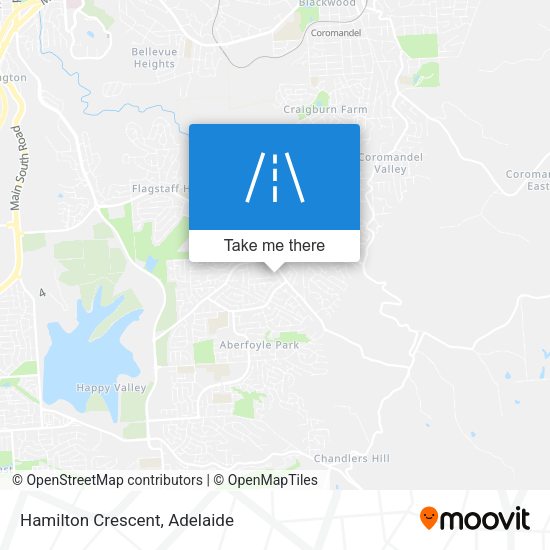 Hamilton Crescent map