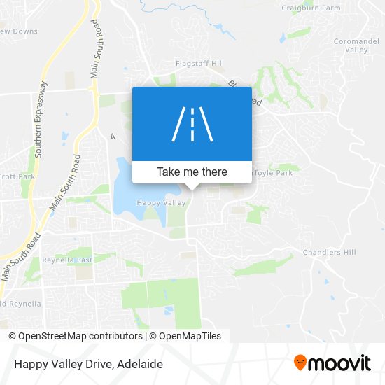 Happy Valley Drive map