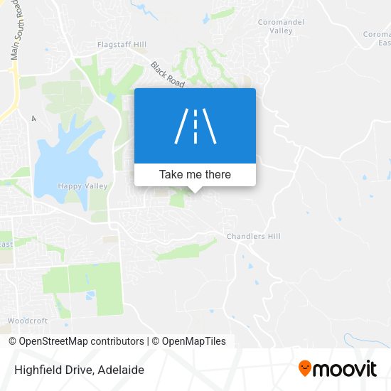 Highfield Drive map