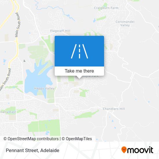 Pennant Street map