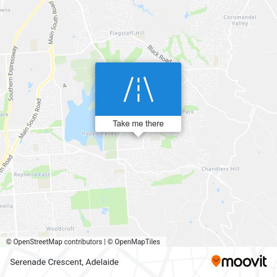 Serenade Crescent map
