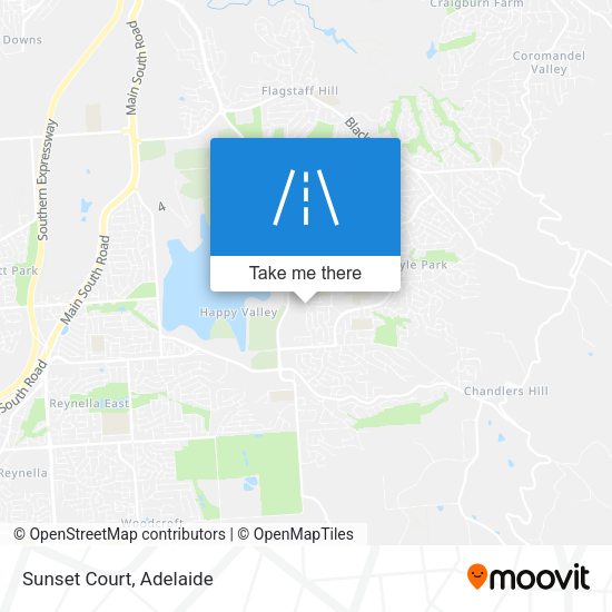 Sunset Court map