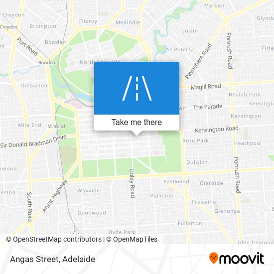 Angas Street map