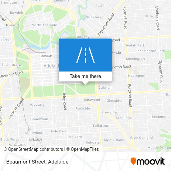 Beaumont Street map
