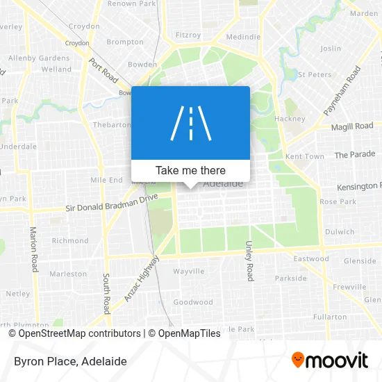 Byron Place map
