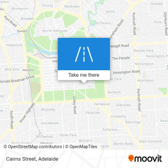 Cairns Street map