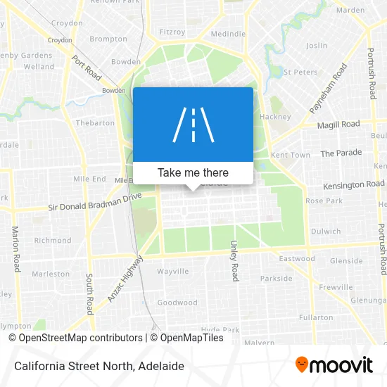 California Street North map
