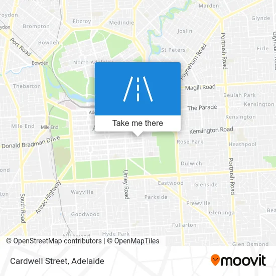 Cardwell Street map