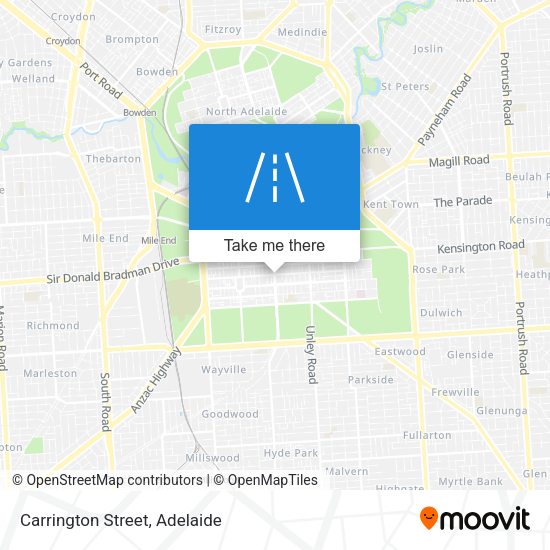 Carrington Street map
