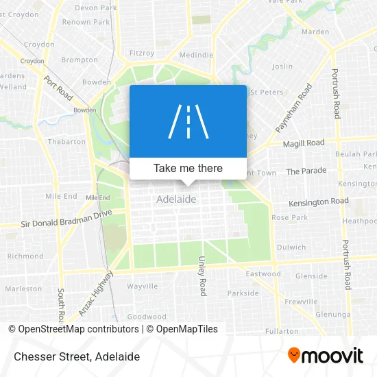 Chesser Street map