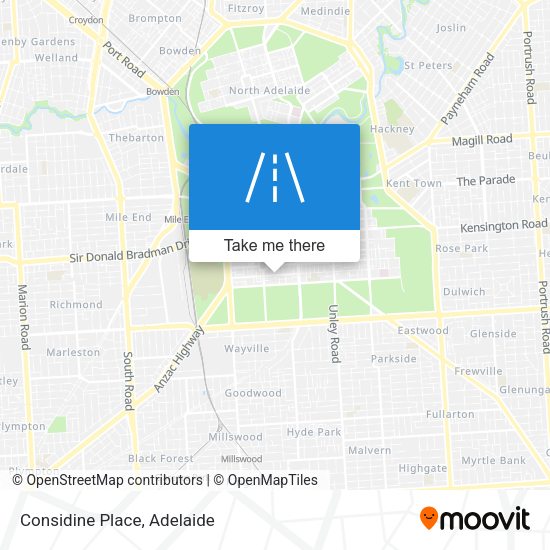 Considine Place map
