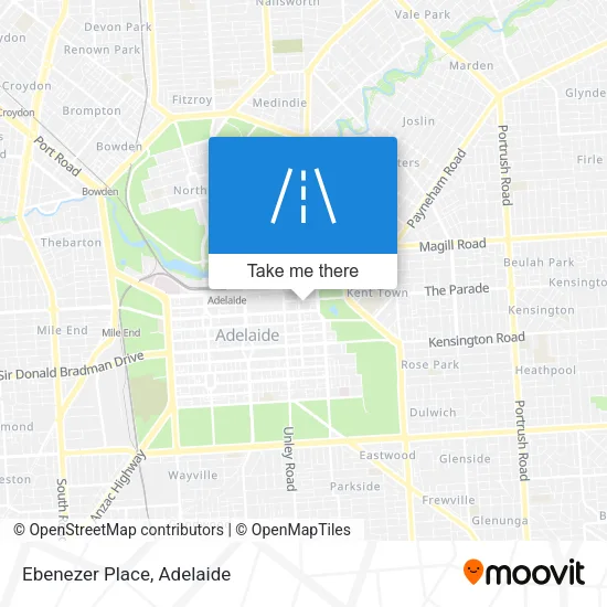 Ebenezer Place map