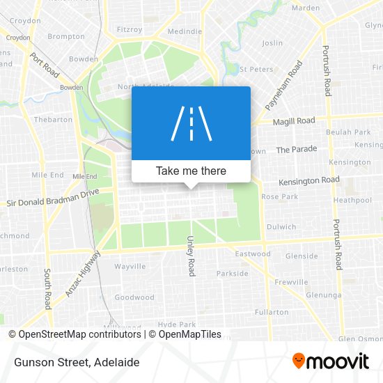 Gunson Street map