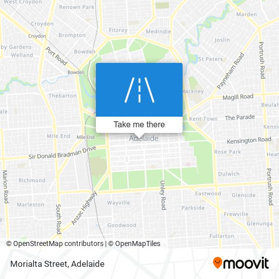 Mapa Morialta Street