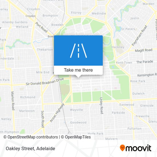 Oakley Street map