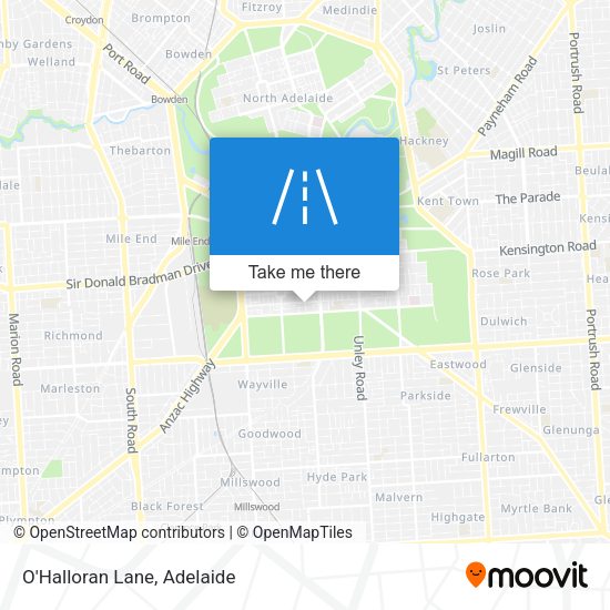 O'Halloran Lane map