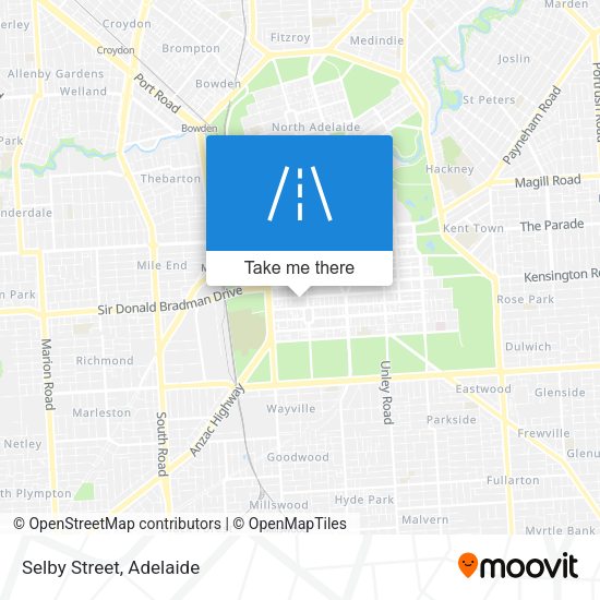 Selby Street map