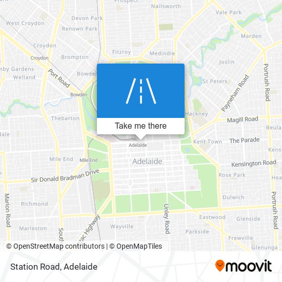 Station Road map