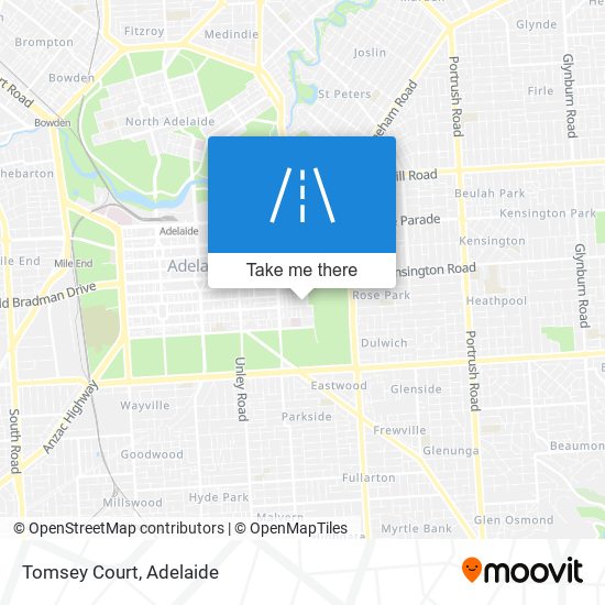 Tomsey Court map