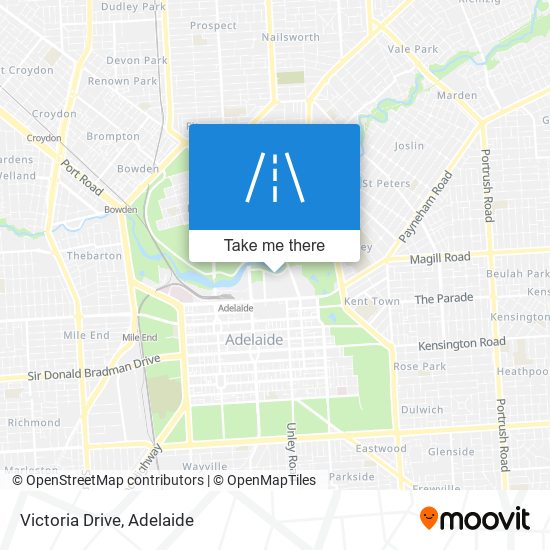 Victoria Drive map