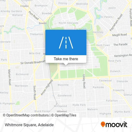 Mapa Whitmore Square