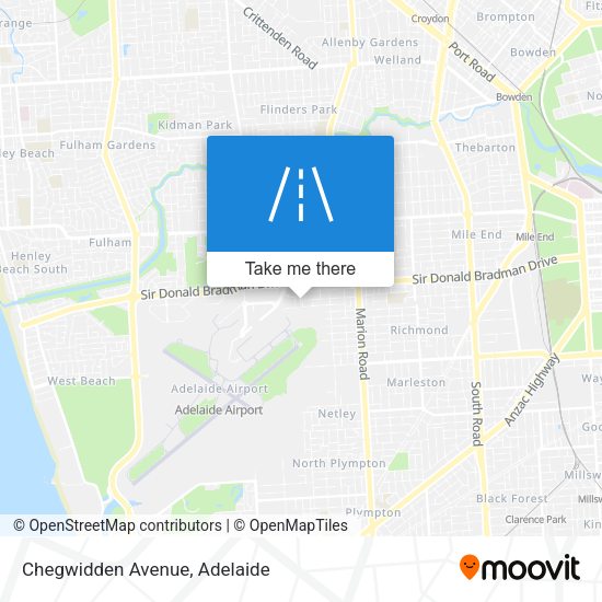 Chegwidden Avenue map