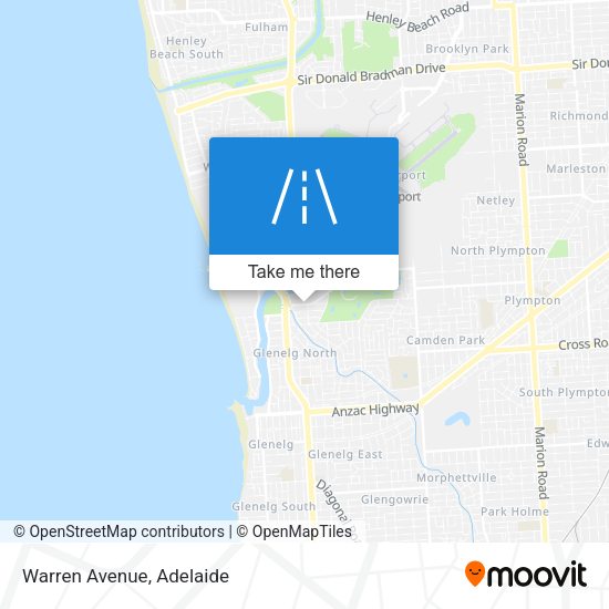 Warren Avenue map
