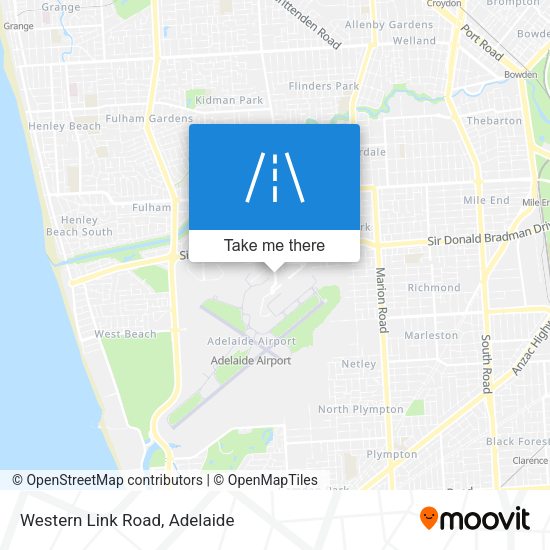 Western Link Road map