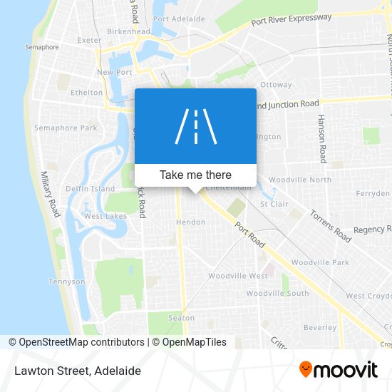 Lawton Street map