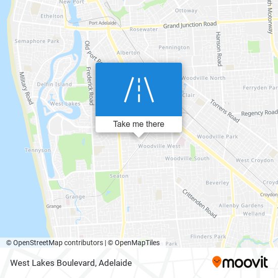 West Lakes Boulevard map