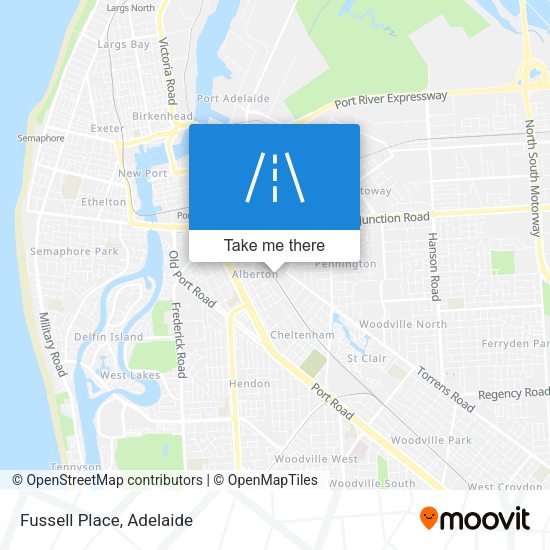Fussell Place map