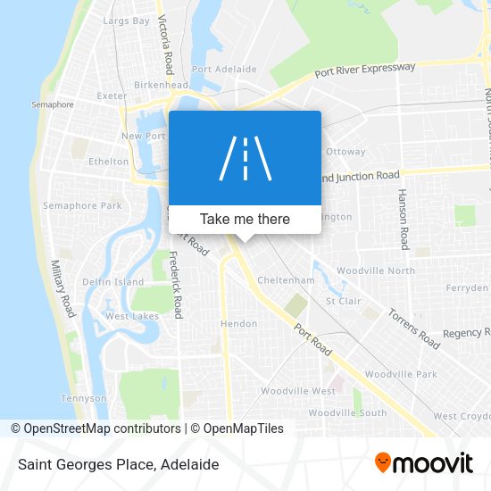 Saint Georges Place map