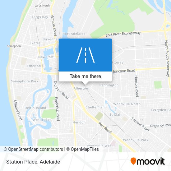 Station Place map
