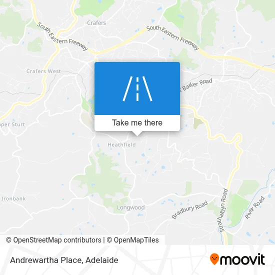 Andrewartha Place map