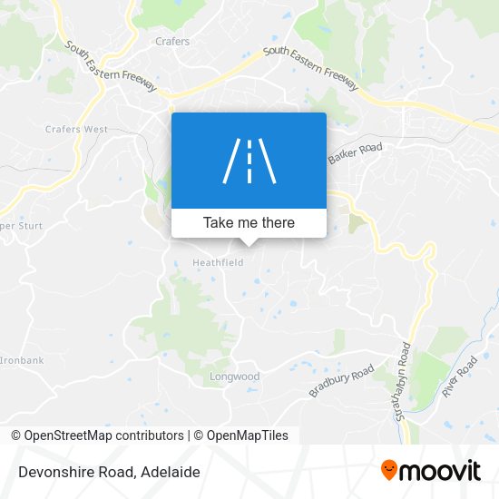 Devonshire Road map