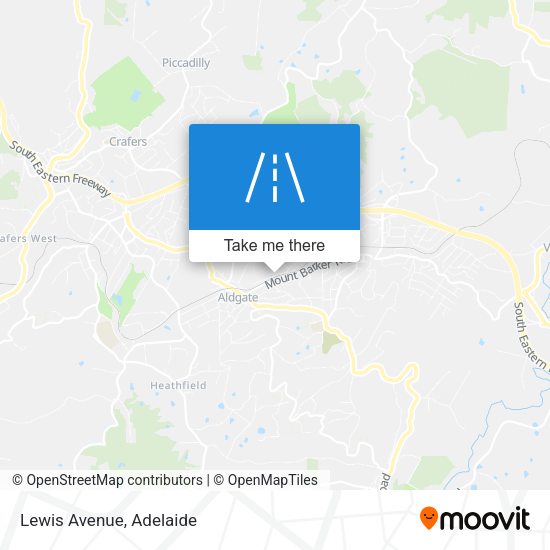 Lewis Avenue map