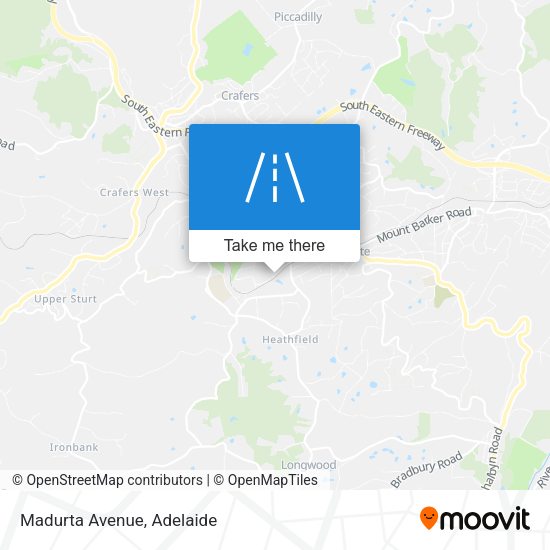 Madurta Avenue map