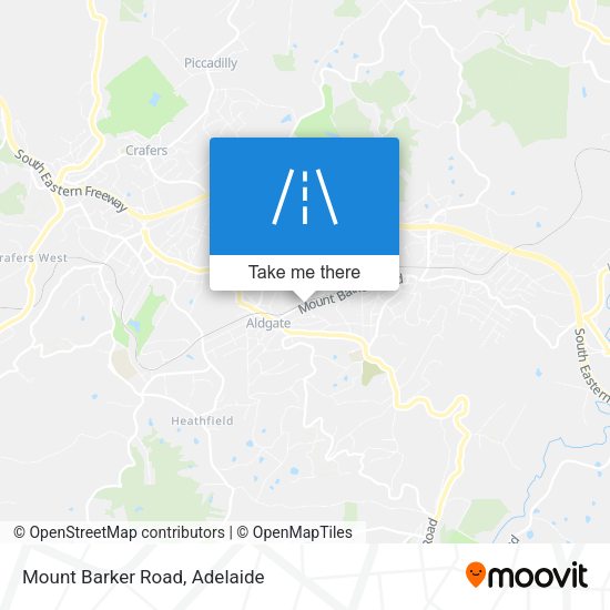 Mount Barker Road map