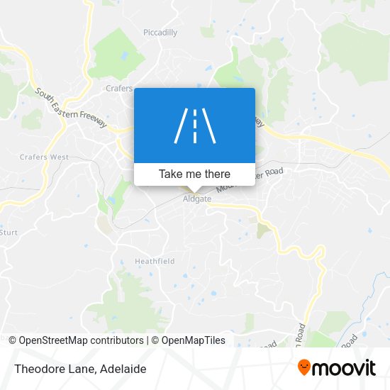 Theodore Lane map
