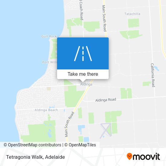 Tetragonia Walk map