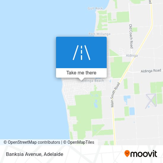 Banksia Avenue map